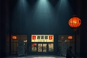 《黑胶少年》封面：旋转的黑胶唱片与霓虹光